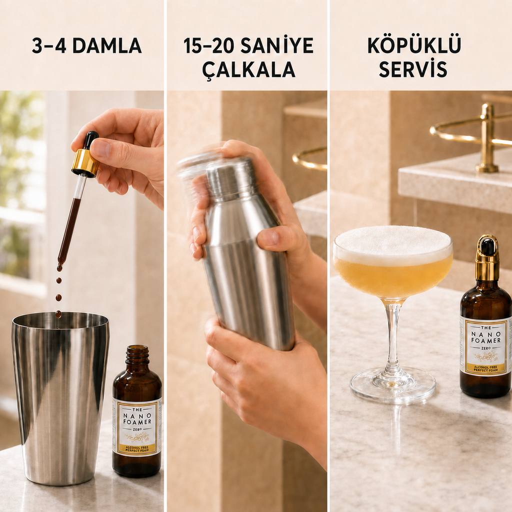 Nano Foamer 3 Adımda Kullanım