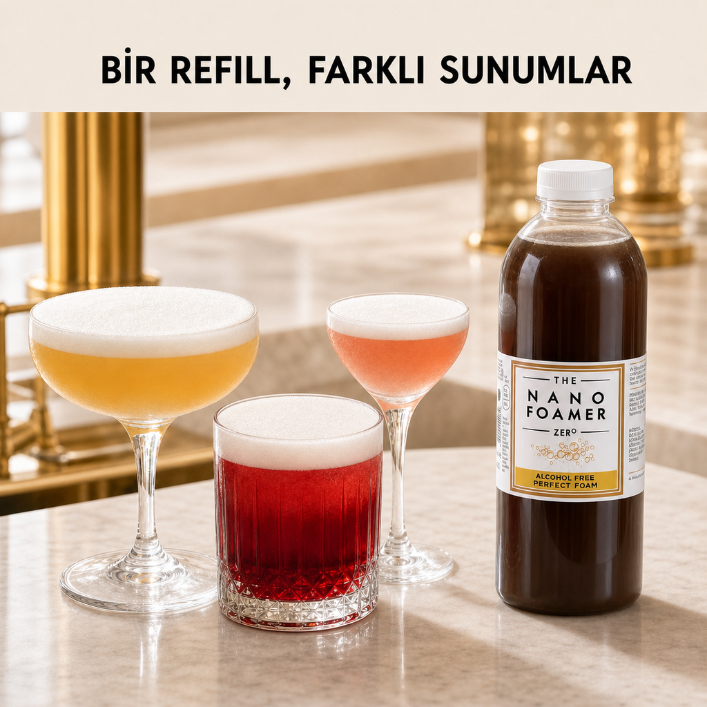 Nano Foamer Refill Farklı Sunumlar